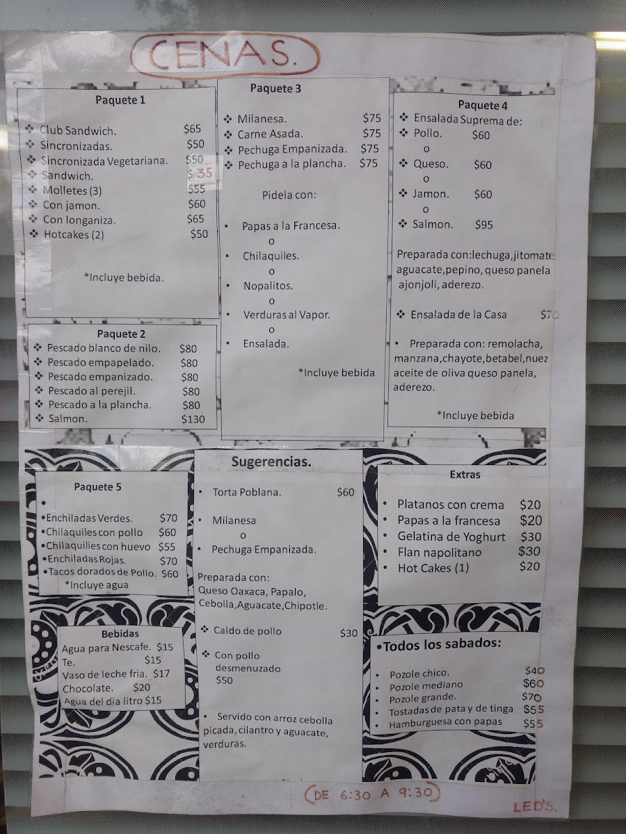 La Esquina del Sabor Menu 5