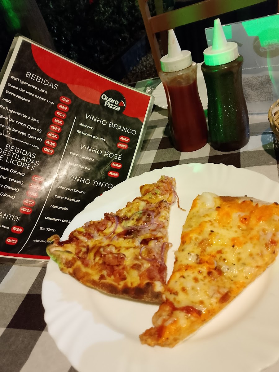 Quero Pizza Menu 2