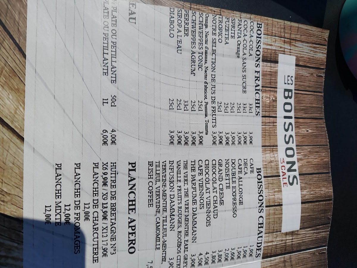 La Cale Menu 10