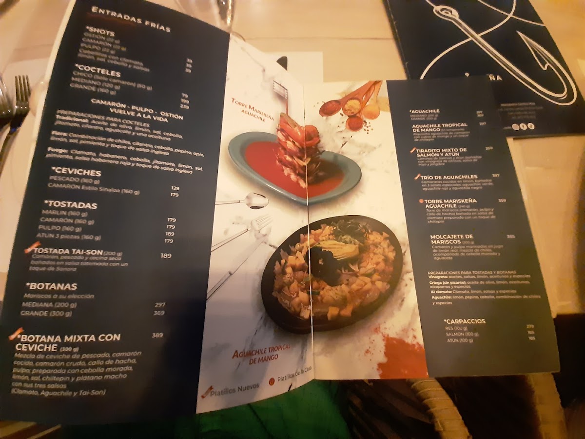 La Mariskeña Campestre Menu 1