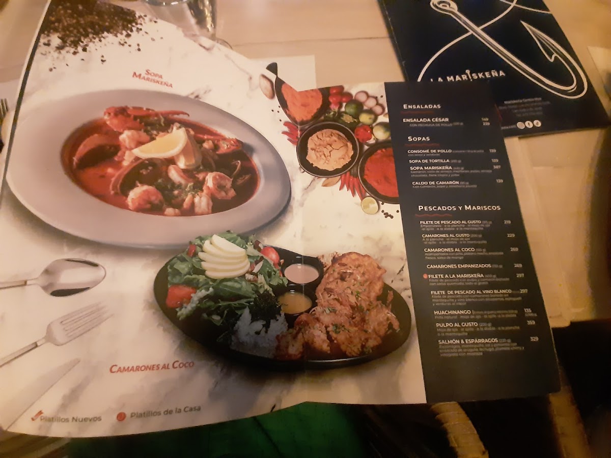La Mariskeña Campestre Menu 3