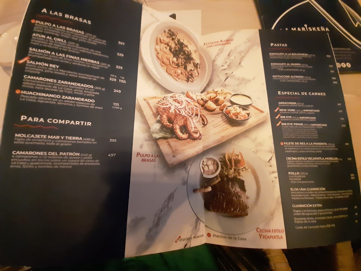 La Mariskeña Campestre Menu 4
