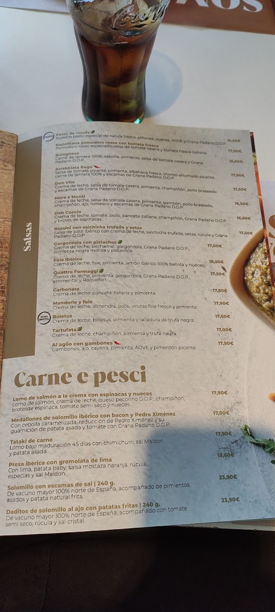 La Mafia se sienta a la mesa Menu 2