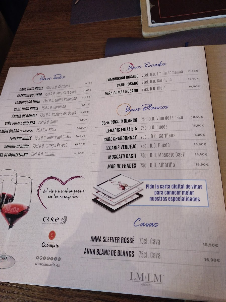La Mafia se sienta a la mesa Menu 3