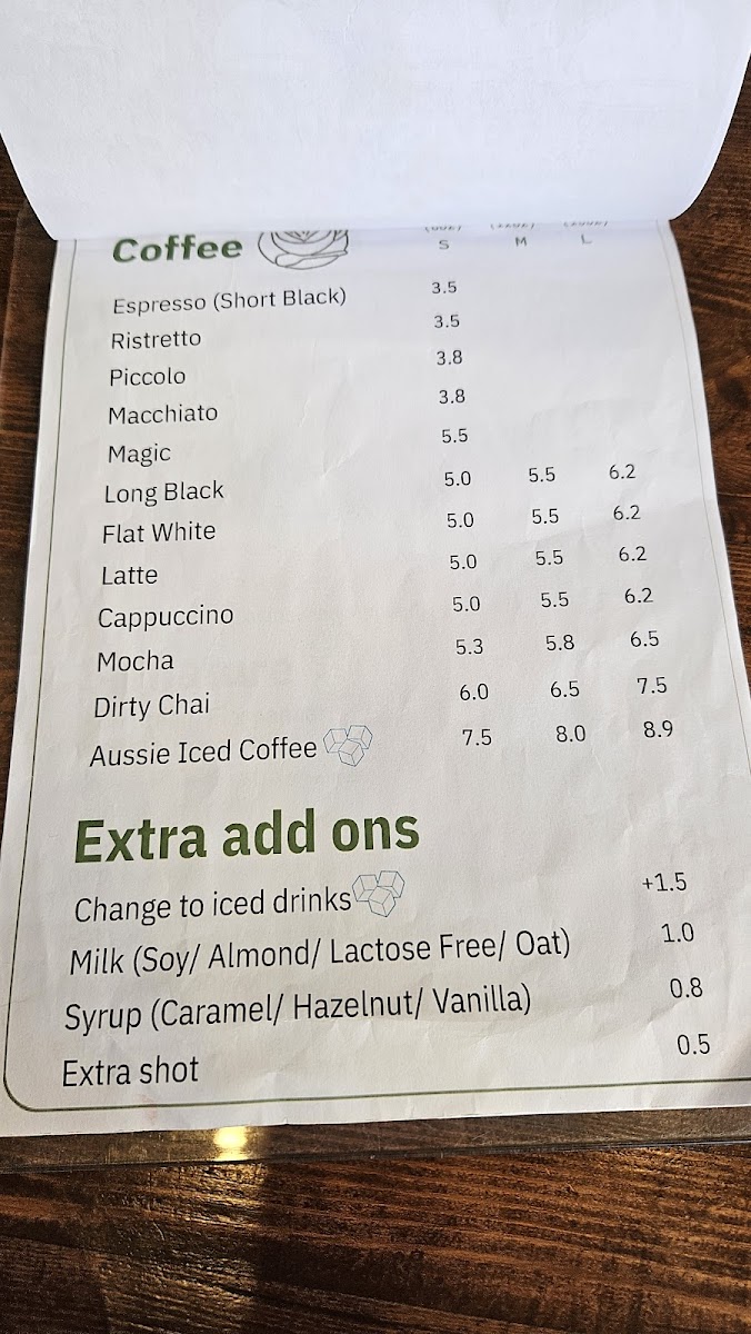 Cafe Mori Menu 3
