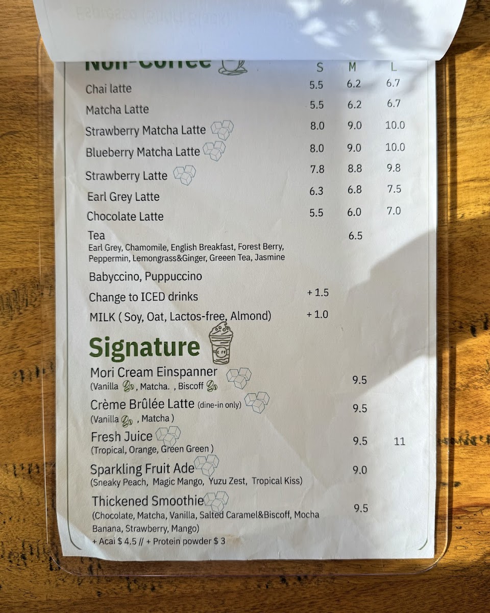Cafe Mori Menu 8