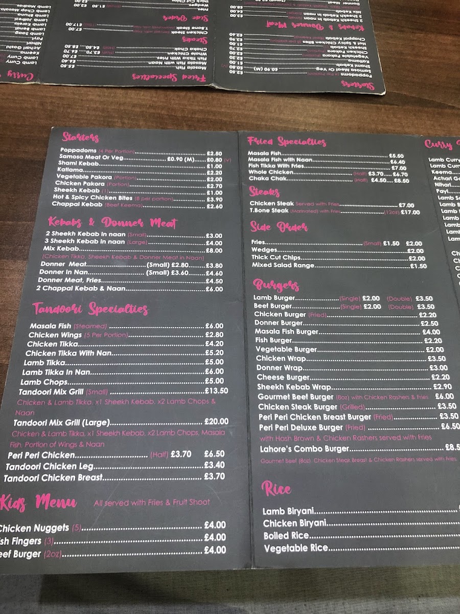 Lahore Village Restaurant Menu 10