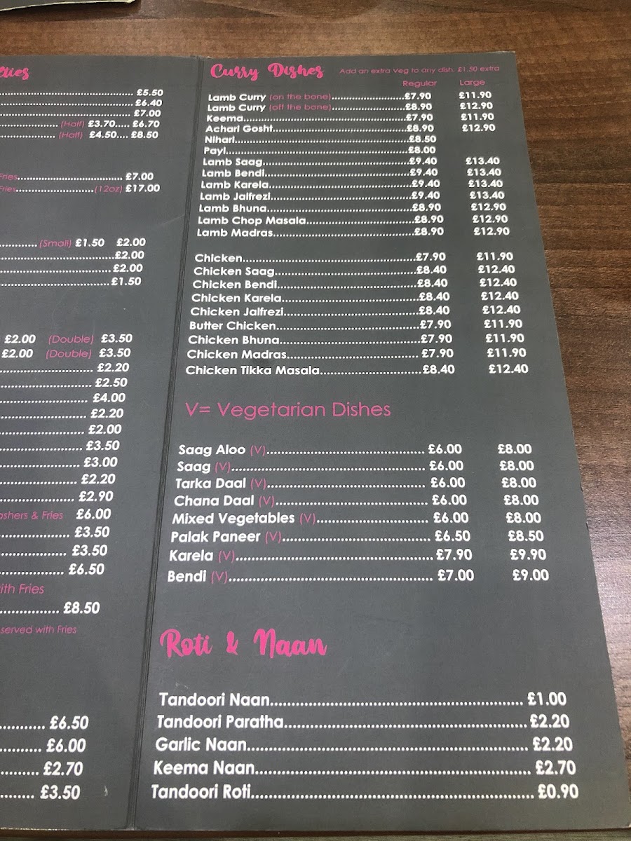 Lahore Village Restaurant Menu 4