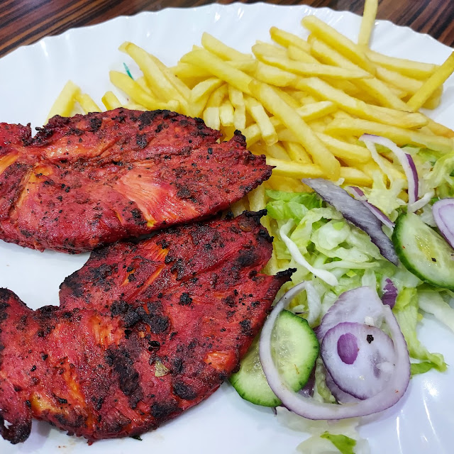 Fish Tikka with Fries