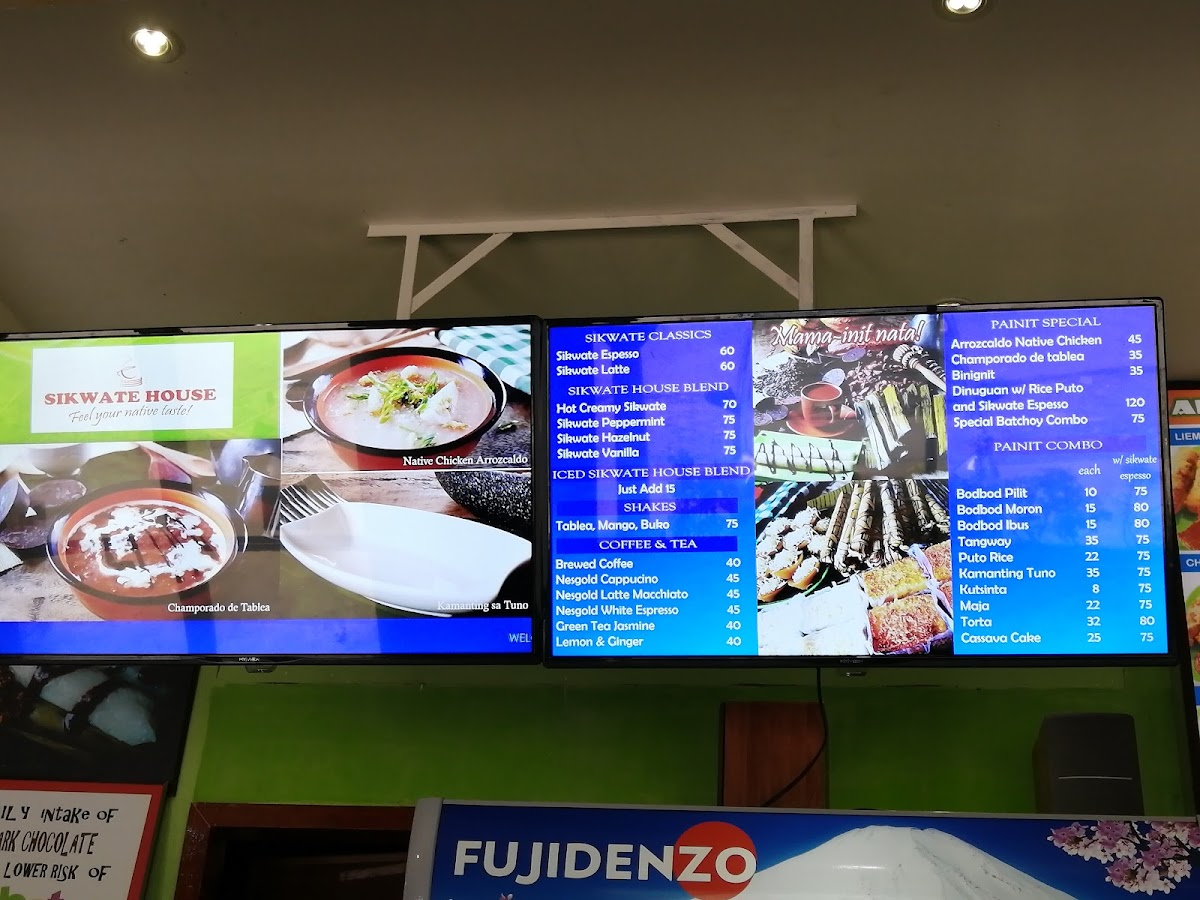 Sikwate House Menu 8