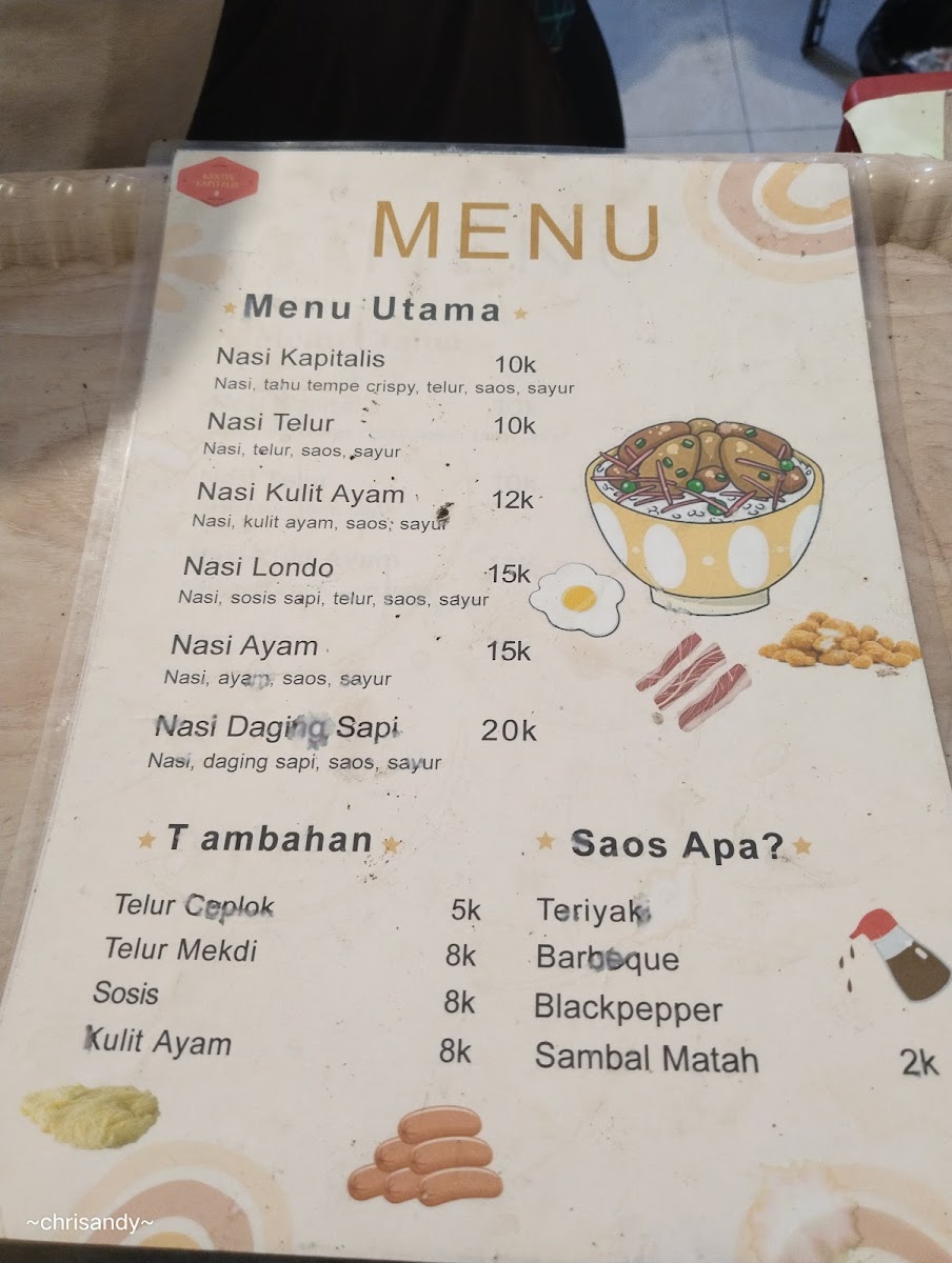 Kedai Korporat jl. Opak Darmo SBY Menu 5