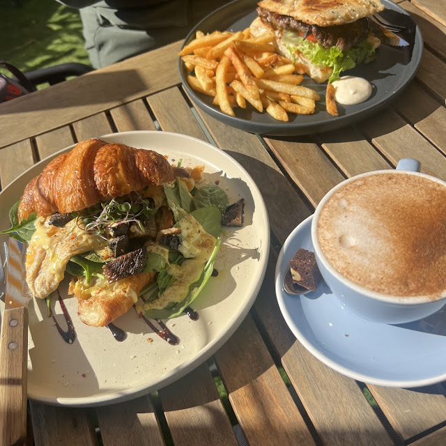 Mushroom Omelette Croissant