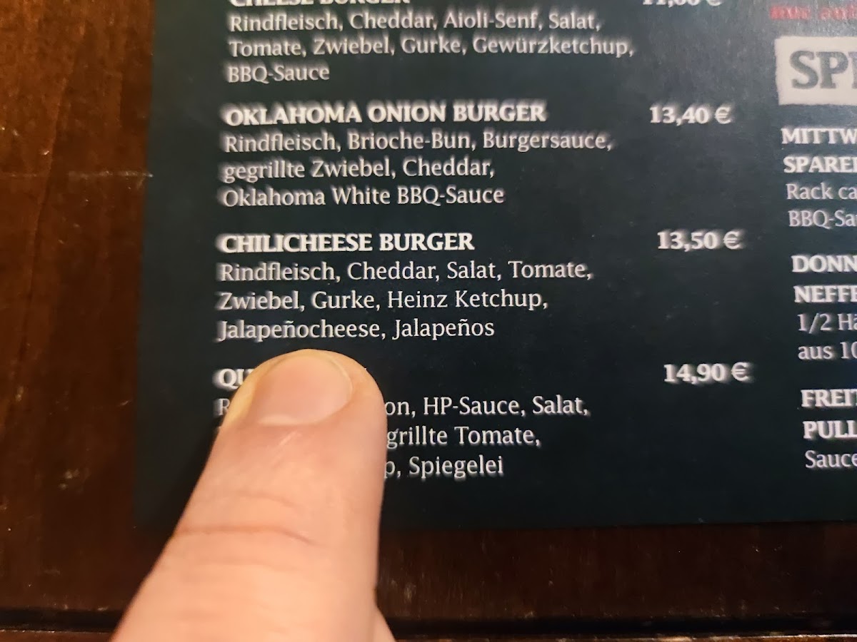 LYNCHBURG Menu 2