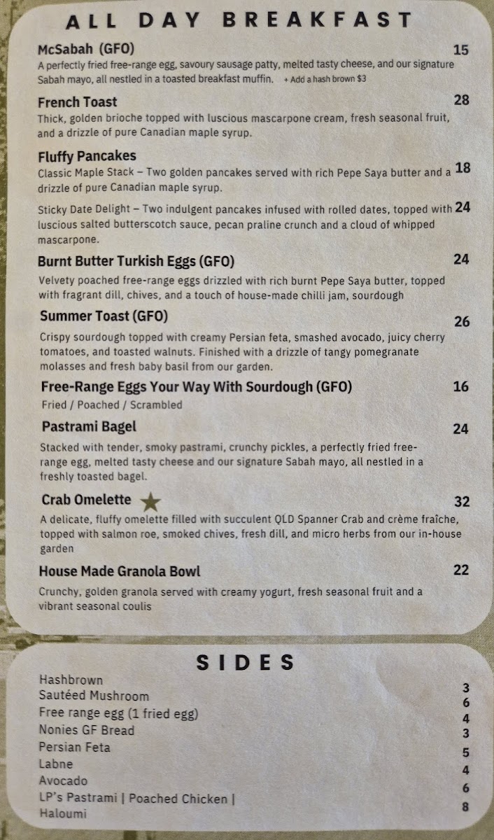 Sabah Eatery Menu 10
