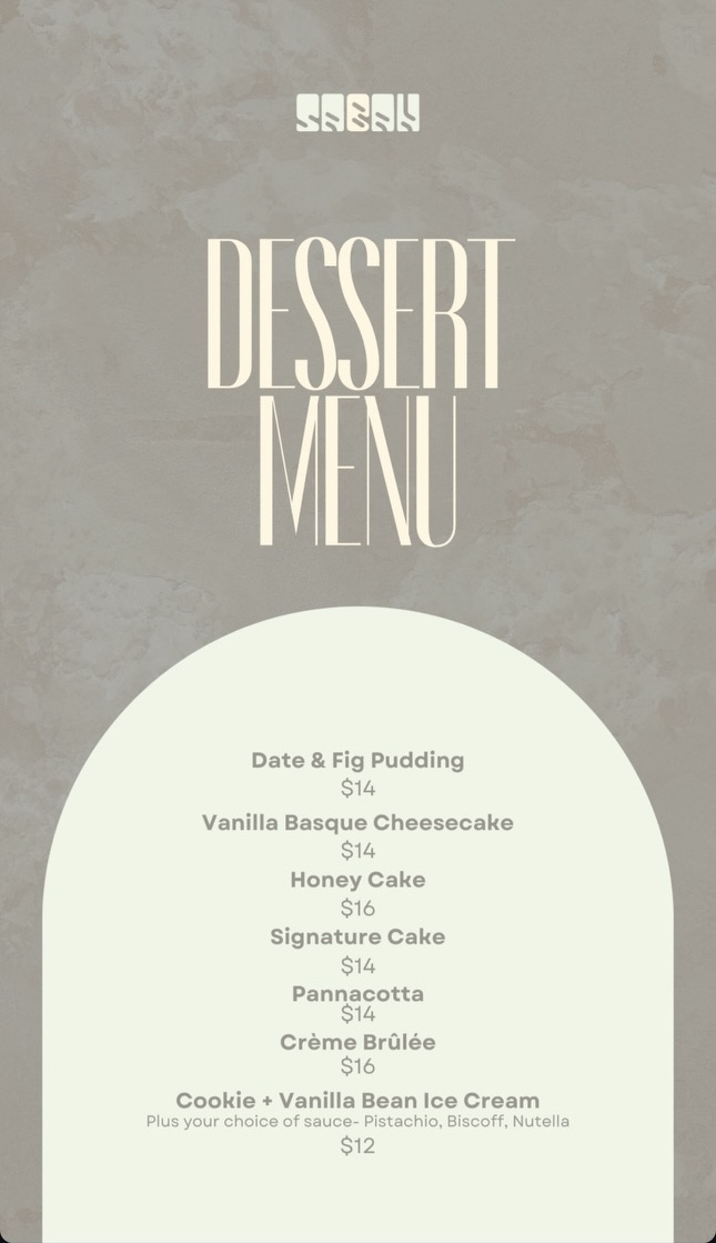 Sabah Eatery Menu 3