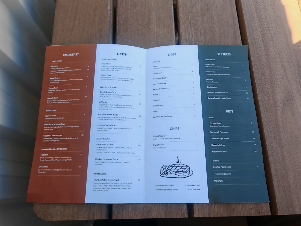Sabah Eatery Menu 4