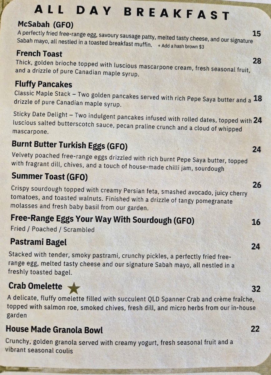 Sabah Eatery Menu 6