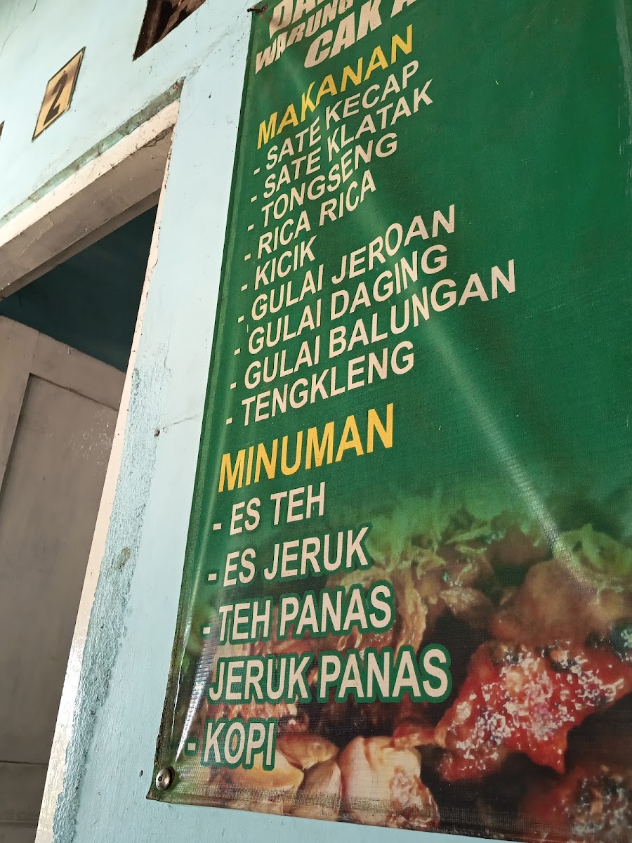 Warung Sate Kambing Pak Aris Menu 1