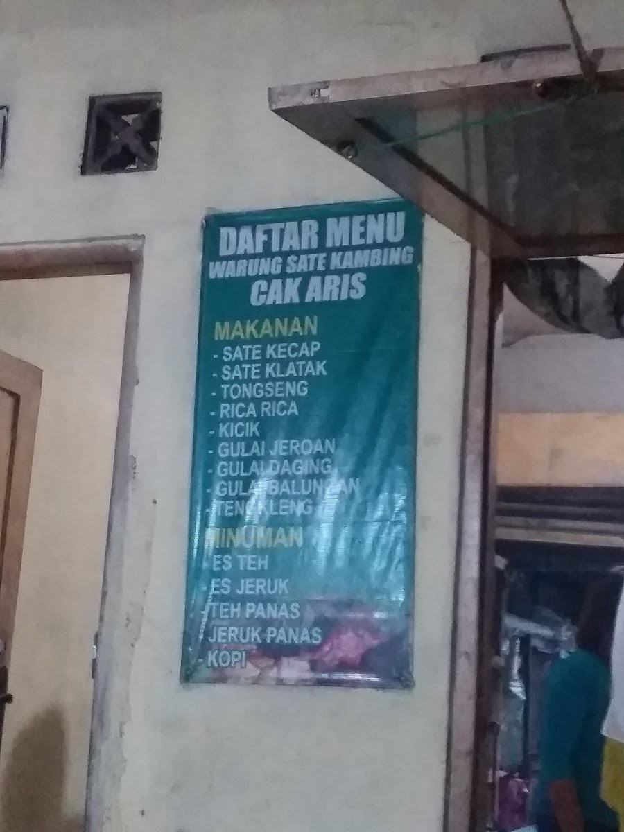 Warung Sate Kambing Pak Aris Menu 2
