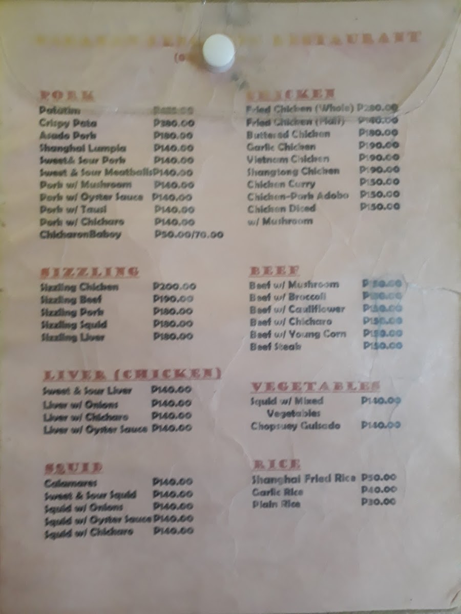 Leng Leng's Menu 3