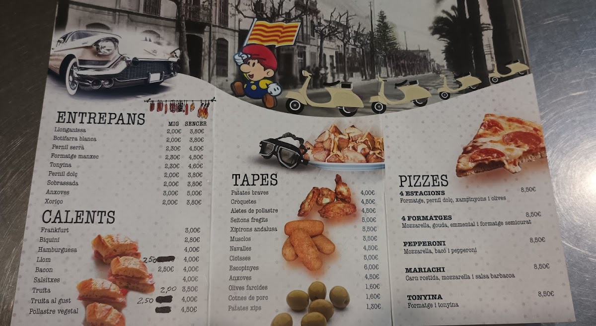La Barretina Menu 1