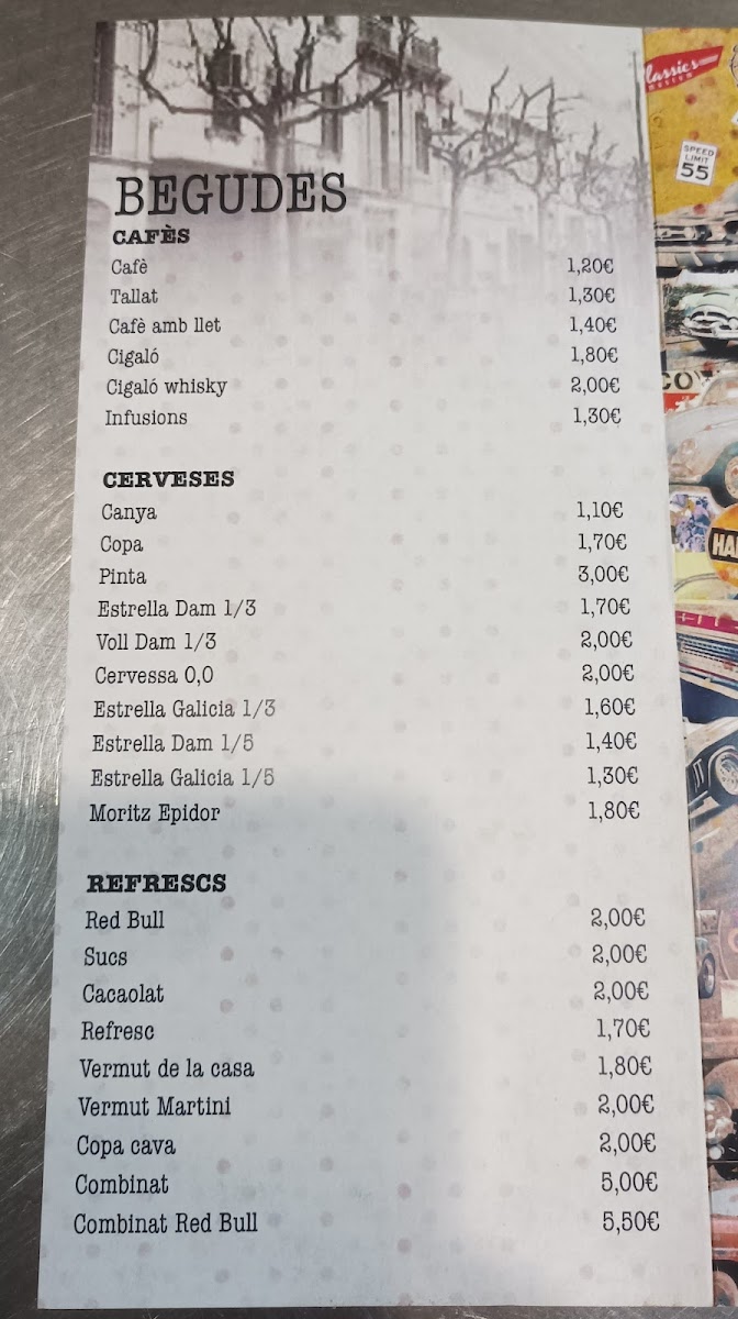 La Barretina Menu 2