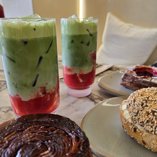 Strawberry Iced Matcha