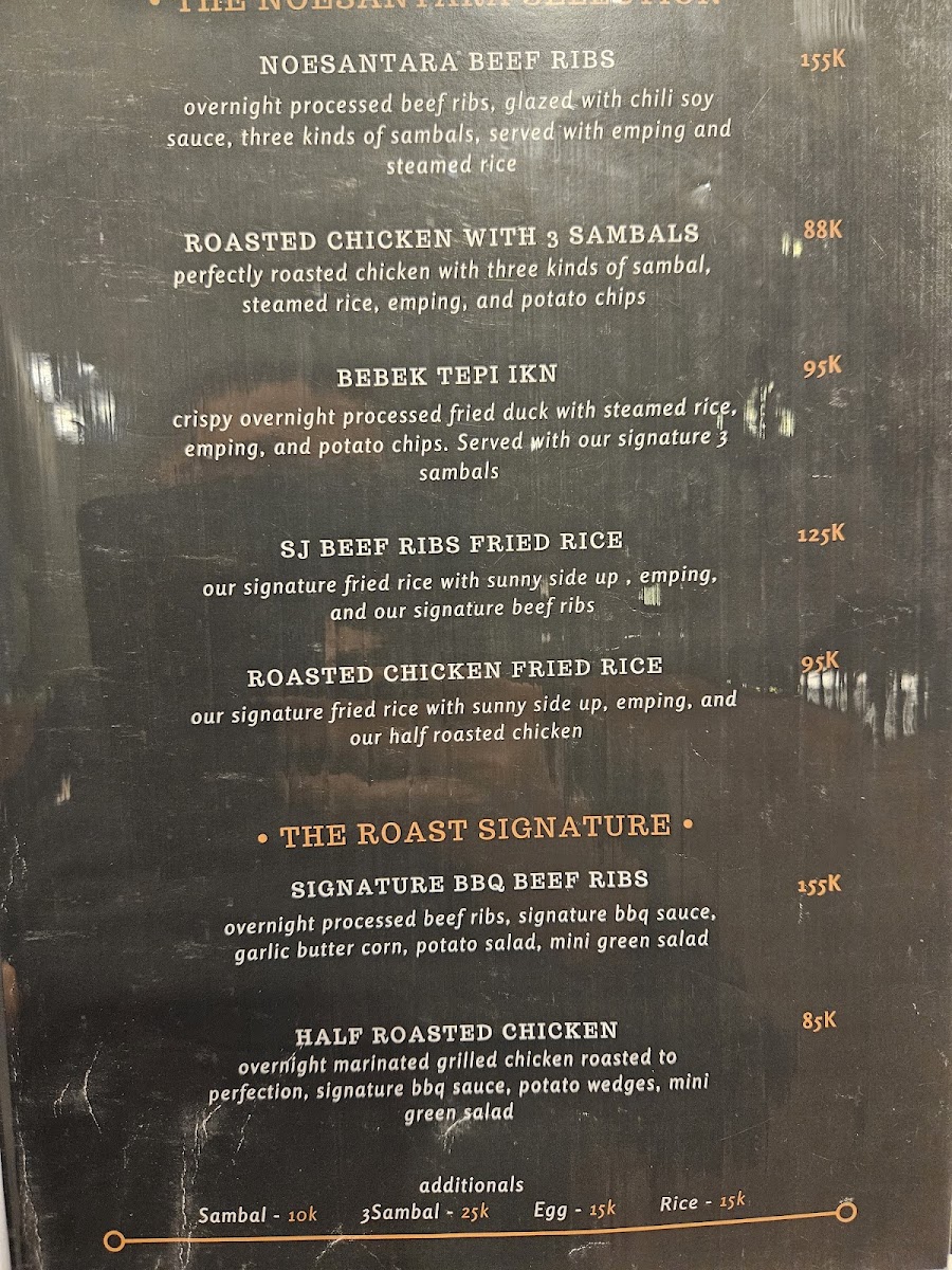 Sijun Steak Menu 2
