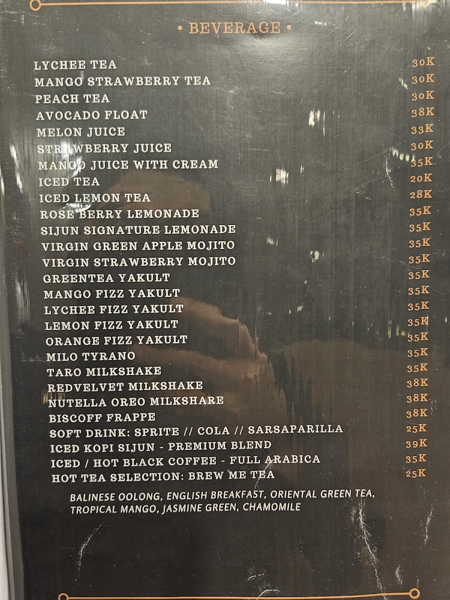 Sijun Steak Menu 3