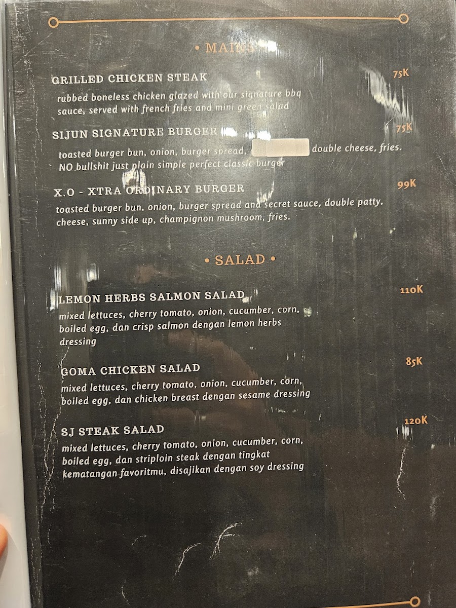 Sijun Steak Menu 9