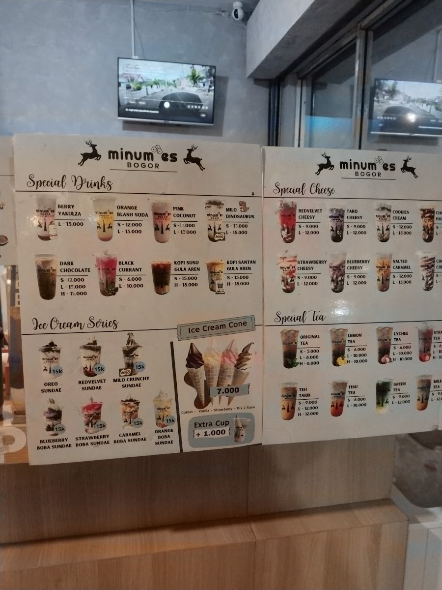 Minum Es Indonesia Tanah Sereal Menu 1