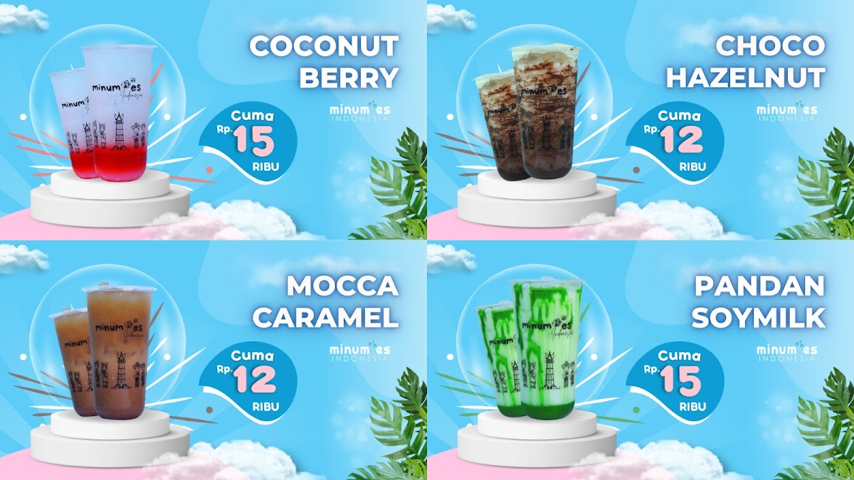 Minum Es Indonesia Tanah Sereal Menu 6