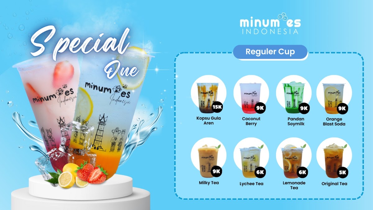 Minum Es Indonesia Tanah Sereal Menu 8