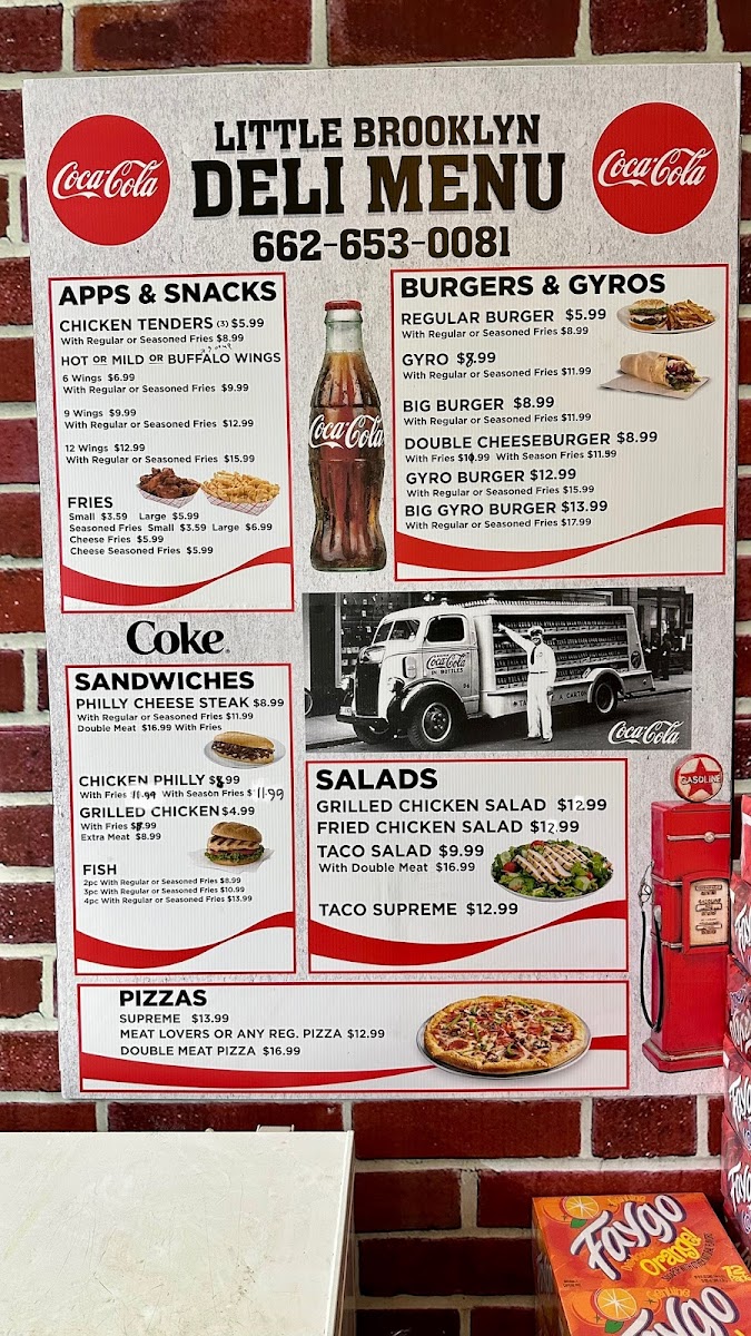 Little Brooklyn #2 amigos Menu 1