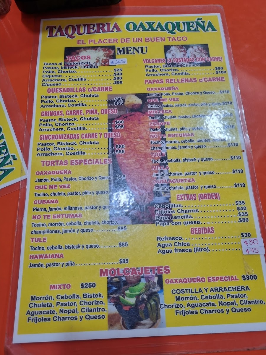Taqueria Oaxaqueña Mazatlan Menu 7