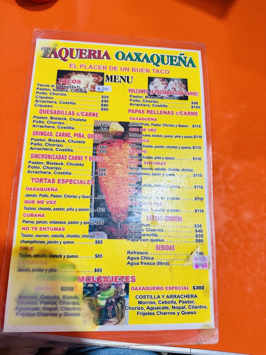 Taqueria Oaxaqueña Mazatlan Menu 8
