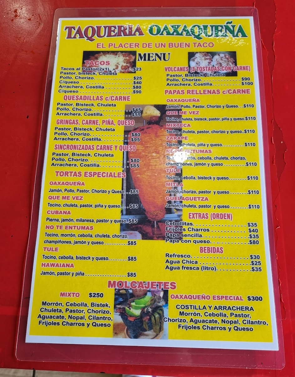 Taqueria Oaxaqueña Mazatlan Menu 9