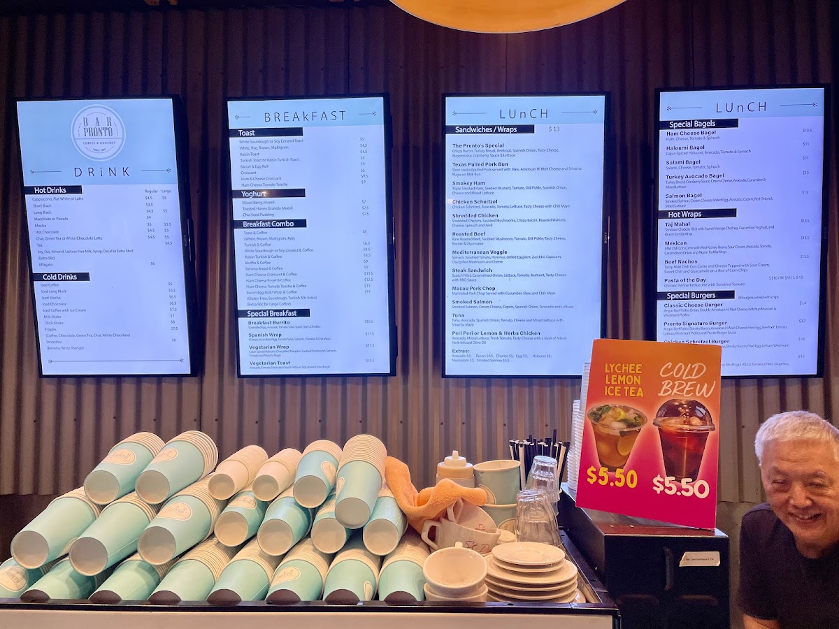 Bar Pronto Menu 4