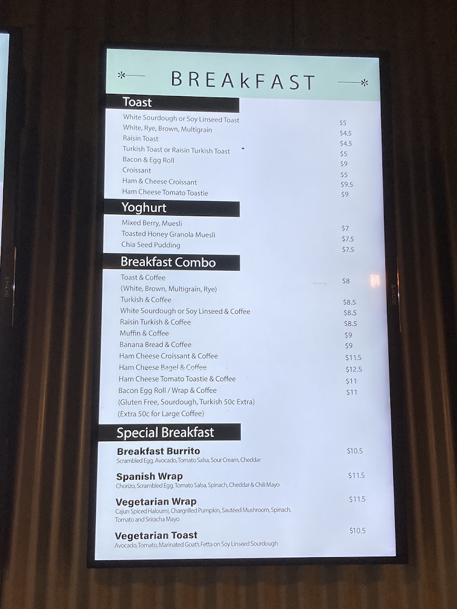Bar Pronto Menu 8