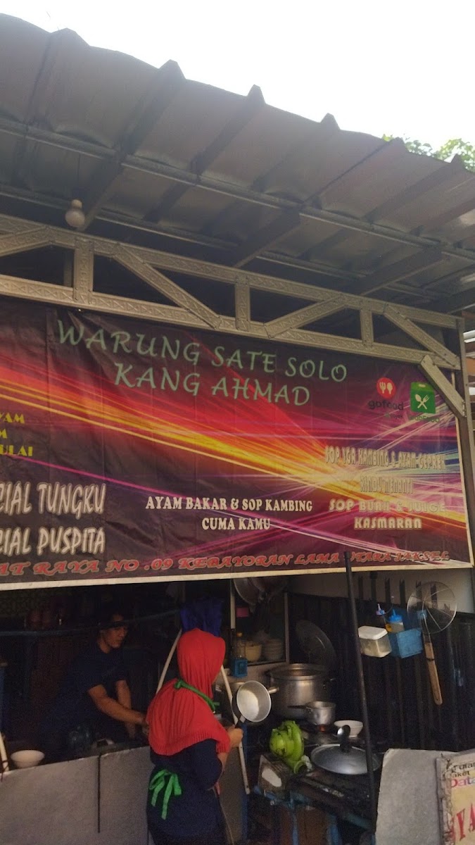 Warung sate solo kang Ahmad