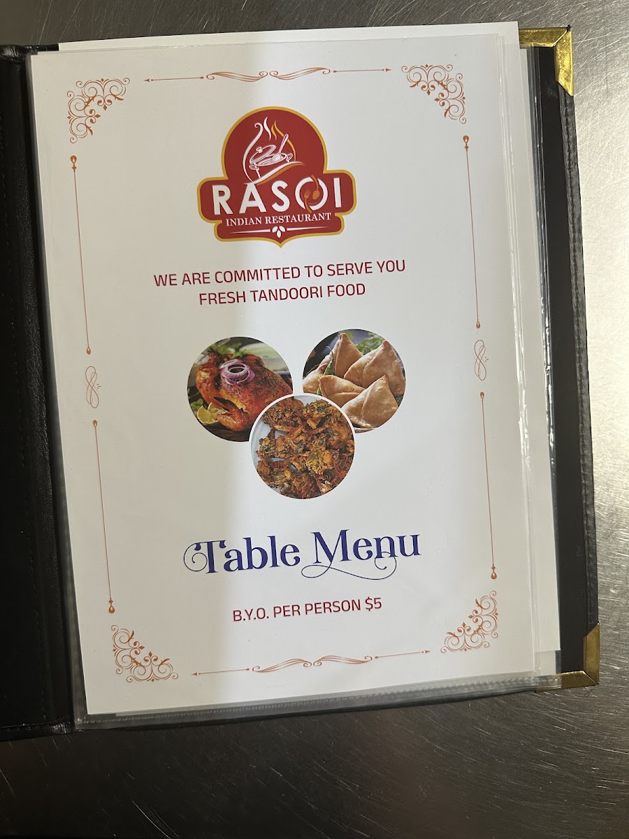 Rasoi Indian Restaurant Menu 10