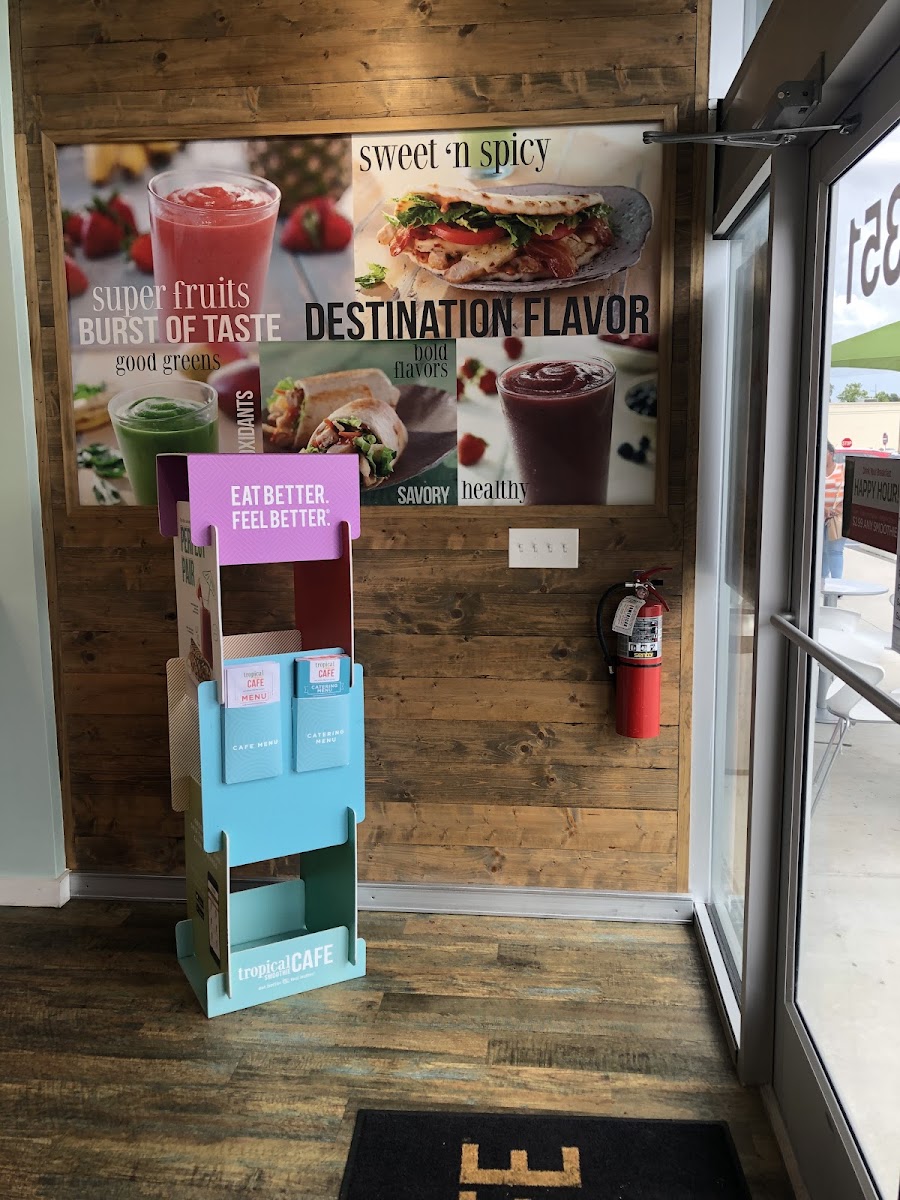 Tropical Smoothie Cafe Menu 1