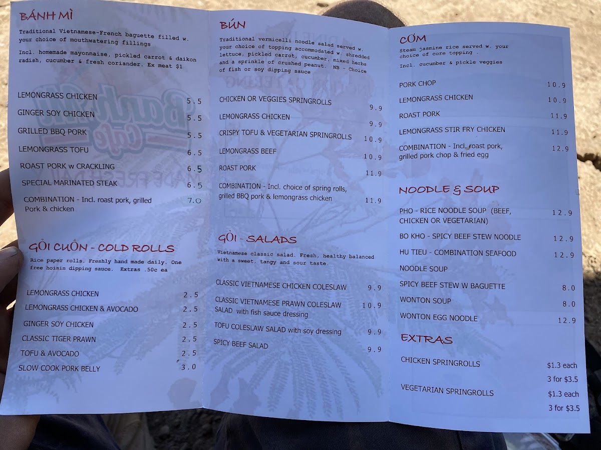Banh Mi Cafe Menu 3