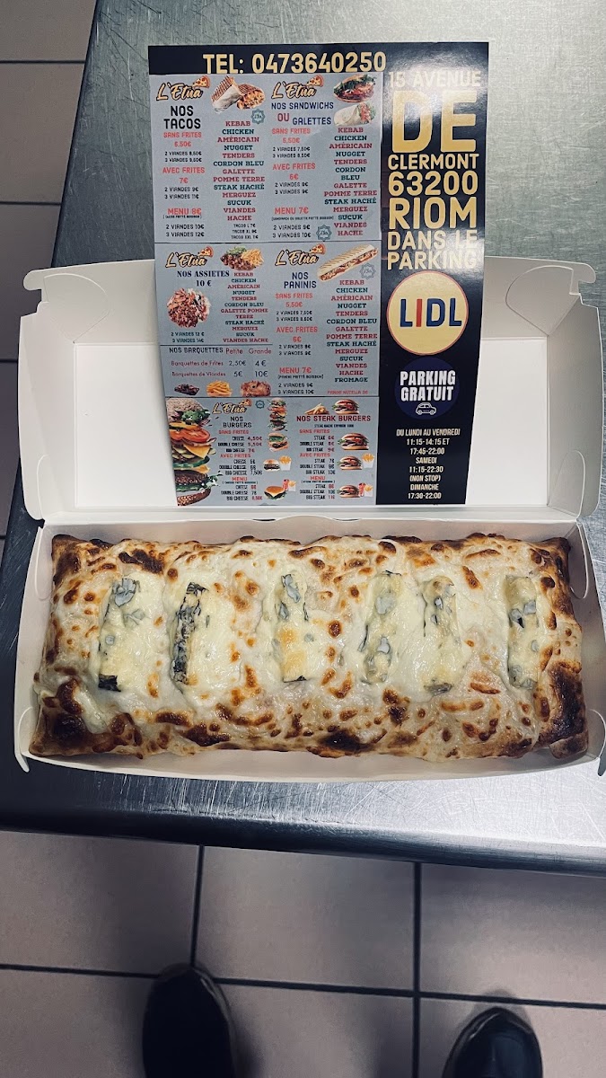 L'etna Riom Menu 7