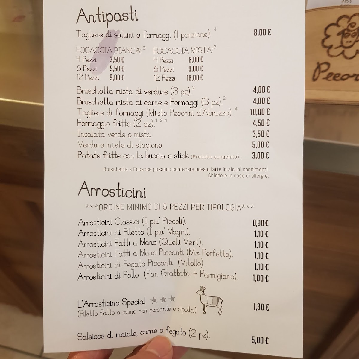 Lù Pecora - Restaurant & Shop Menu 2