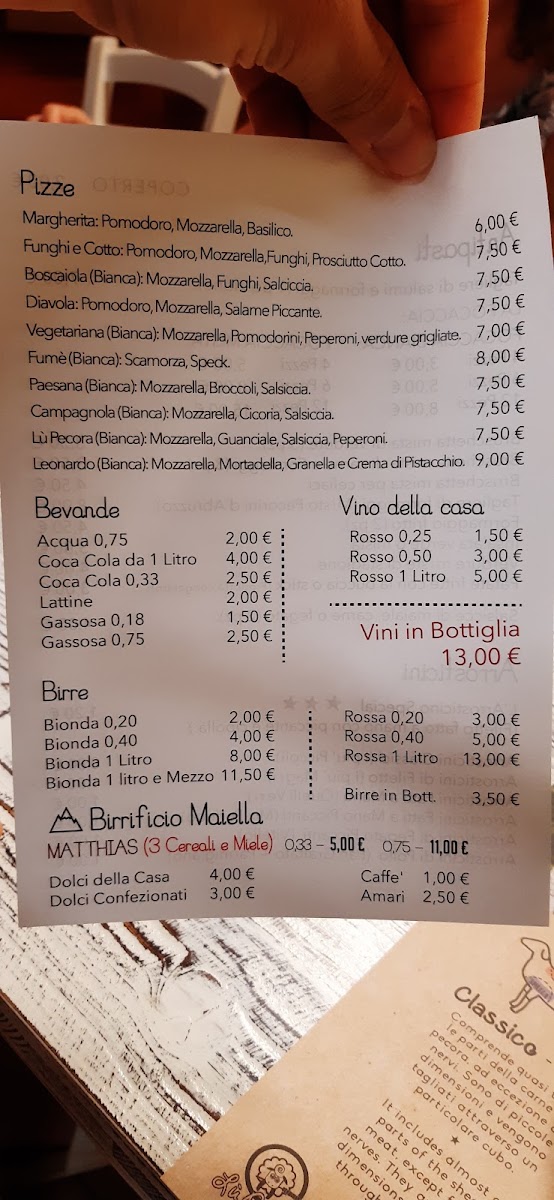 Lù Pecora - Restaurant & Shop Menu 7